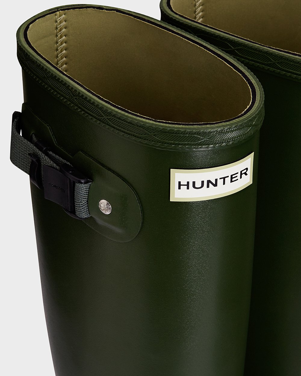 Hunter Mujer Norris Field Neoprene Lined - Botas de Lluvia Verde - 180-EJVRHO